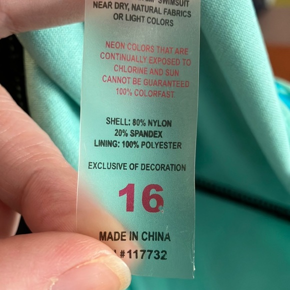 🎉4 for $20 ZeroXPosur One-Piece Swimsuit, Size 16 - Picture 7 of 7